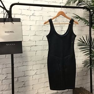 Mugler Embossed Mini Dress